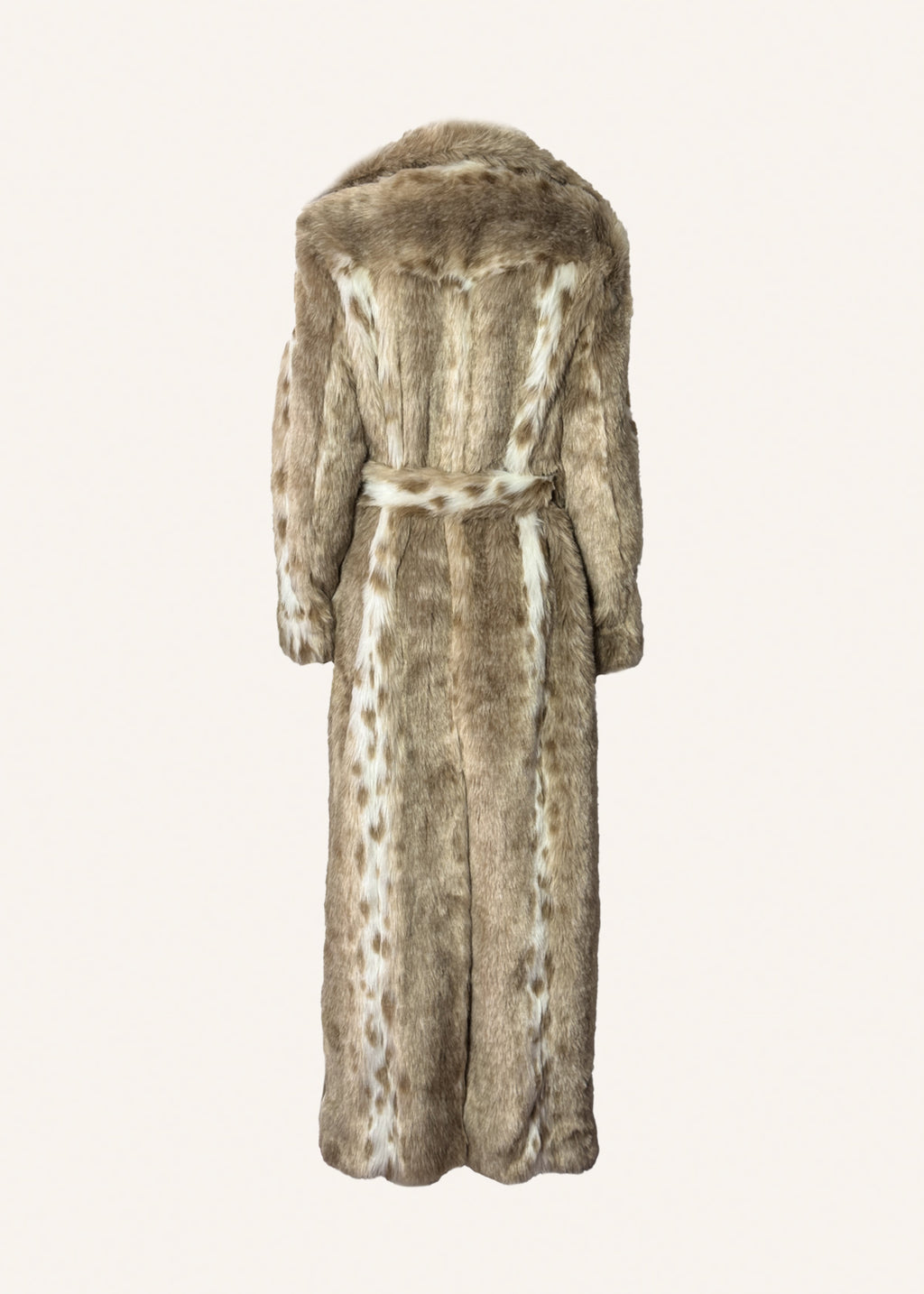 Long faux fur coat