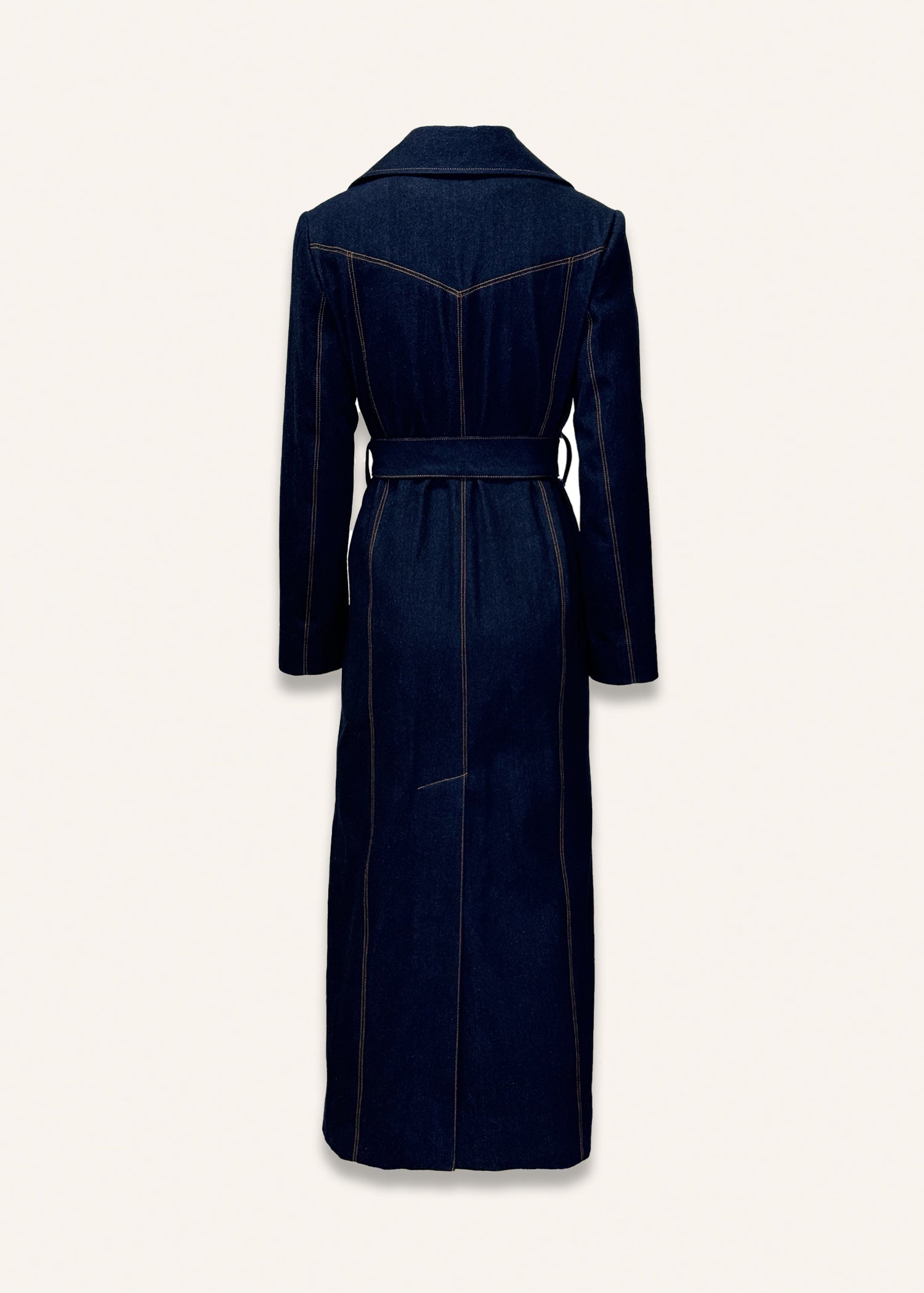 Midnight blue denim coat