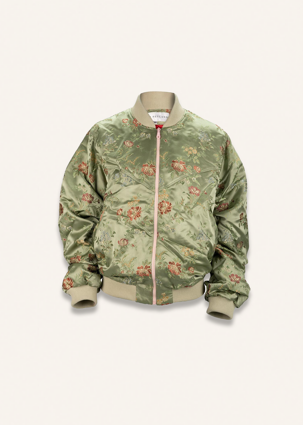 Bomber jacket in amande