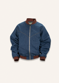 Bomber jacket in denim