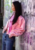 Bomber jacket in gardenia